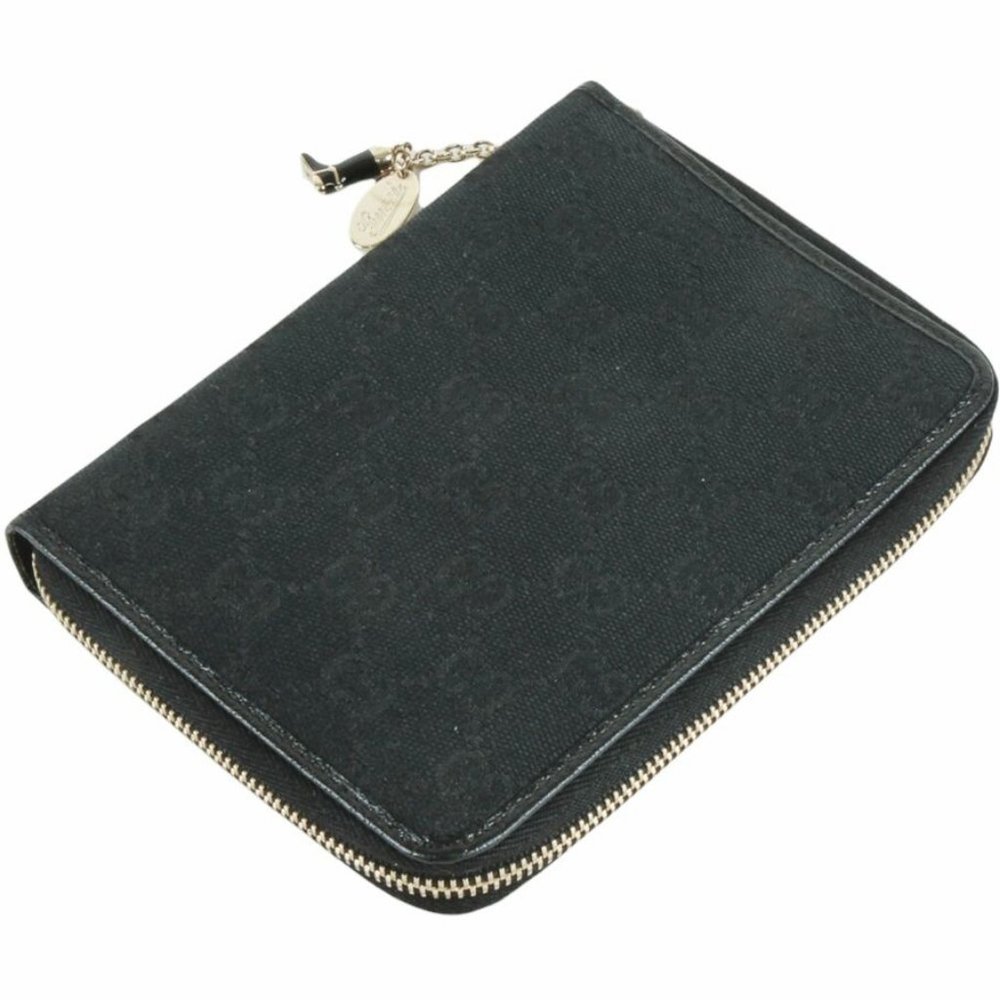 Gucci Web Black GG Logos Pattern Agenda Notebook Cover - Picture 3 of 8